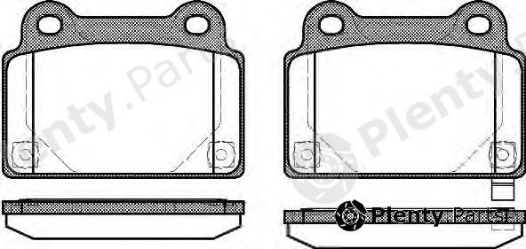  ROADHOUSE part 2136402 Brake Pad Set, disc brake