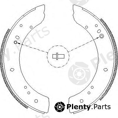  ROADHOUSE part 4283.00 (428300) Brake Shoe Set