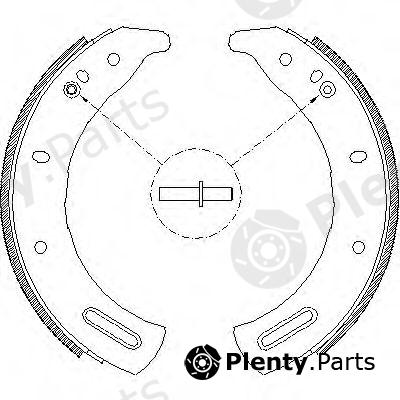  ROADHOUSE part 4285.00 (428500) Brake Shoe Set