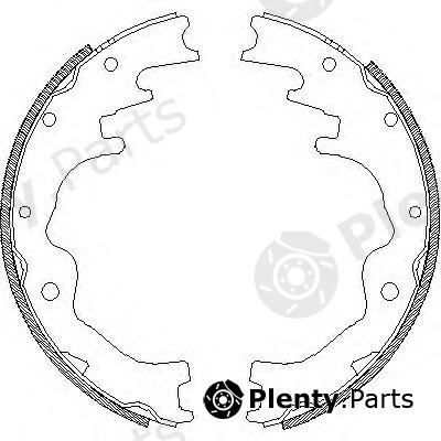  ROADHOUSE part 438801 Brake Shoe Set