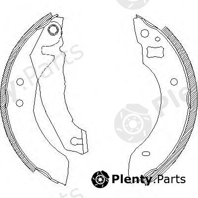  ROADHOUSE part 451000 Brake Shoe Set