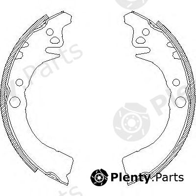  ROADHOUSE part 410200 Brake Shoe Set