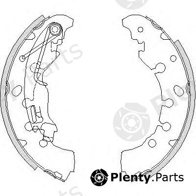  ROADHOUSE part 4161.00 (416100) Brake Shoe Set