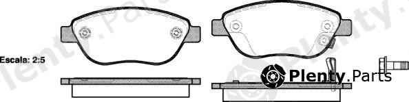  REMSA part 085921 Brake Pad Set, disc brake