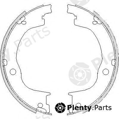  REMSA part 4749.00 (474900) Brake Shoe Set, parking brake