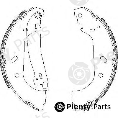  REMSA part 441701 Brake Shoe Set