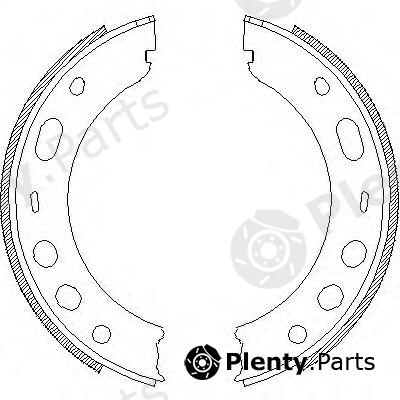  REMSA part 472400 Brake Shoe Set, parking brake