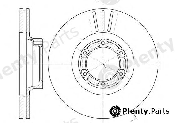  REMSA part 615710 Brake Disc