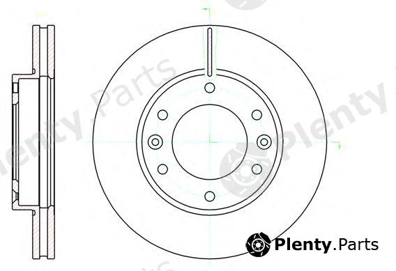  REMSA part 6102610 Brake Disc