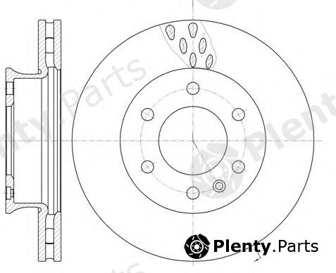  REMSA part 6103410 Brake Disc