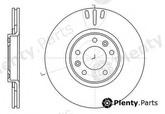  REMSA part 6105110 Brake Disc