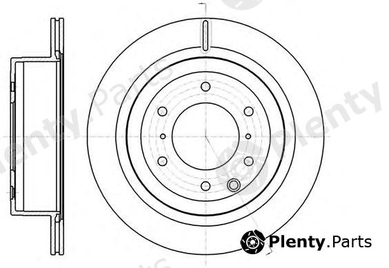  REMSA part 6109910 Brake Disc