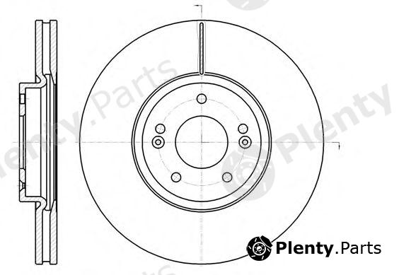  REMSA part 6110210 Brake Disc