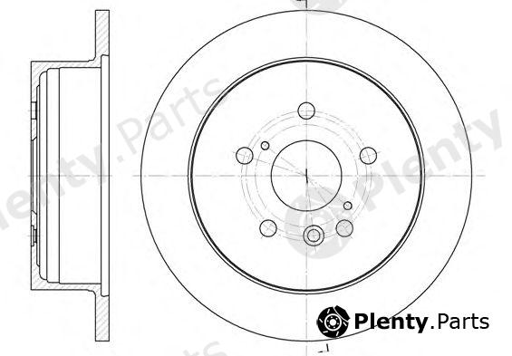  REMSA part 6115800 Brake Disc