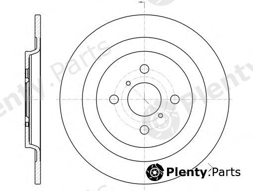  REMSA part 6117300 Brake Disc