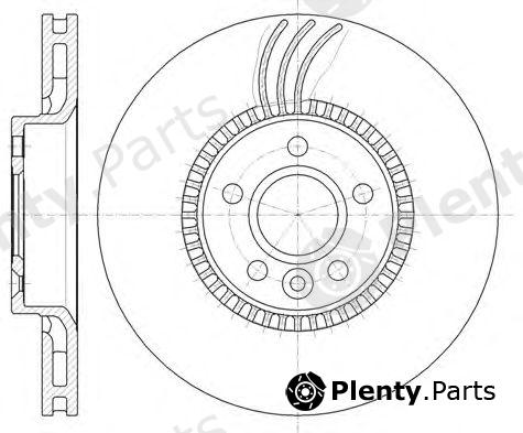  REMSA part 6128010 Brake Disc