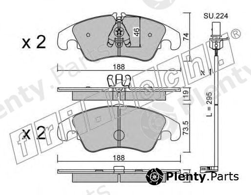  fri.tech. part 791.4W (7914W) Brake Pad Set, disc brake
