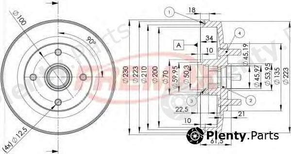  FREMAX part BD-3247 (BD3247) Brake Drum
