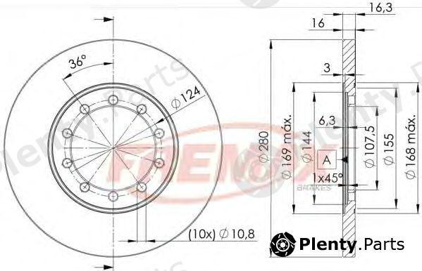  FREMAX part BD-5631 (BD5631) Brake Disc
