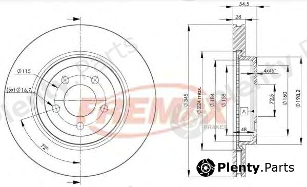  FREMAX part BD-9197 (BD9197) Brake Disc