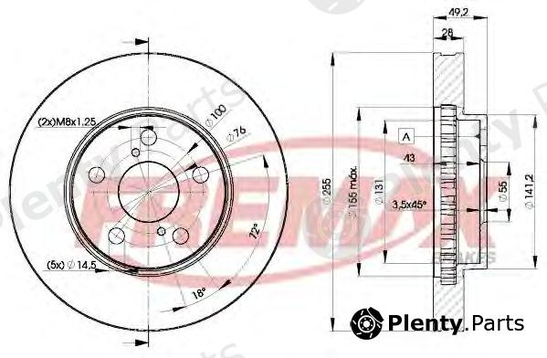  FREMAX part BD-0501 (BD0501) Brake Disc