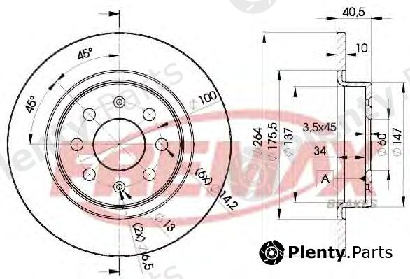  FREMAX part BD-0592 (BD0592) Brake Disc