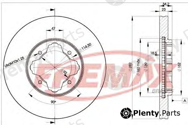  FREMAX part BD-0837 (BD0837) Brake Disc