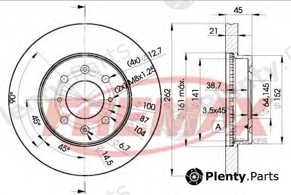  FREMAX part BD-1700 (BD1700) Brake Disc