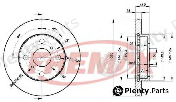  FREMAX part BD-2020 (BD2020) Brake Disc