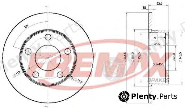 FREMAX part BD-2800 (BD2800) Brake Disc