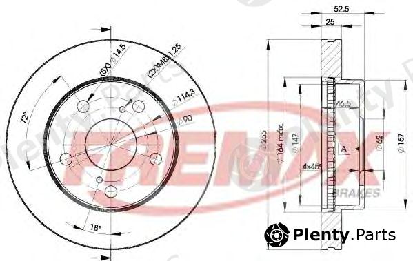  FREMAX part BD-2806 (BD2806) Brake Disc