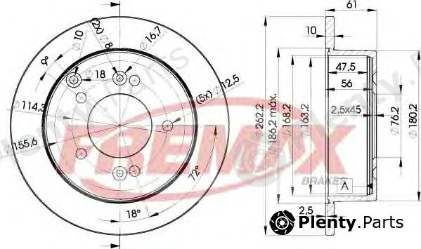  FREMAX part BD-2905 (BD2905) Brake Disc