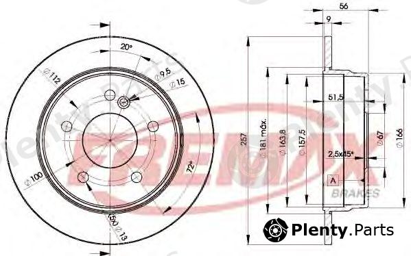 FREMAX part BD-3181 (BD3181) Brake Disc