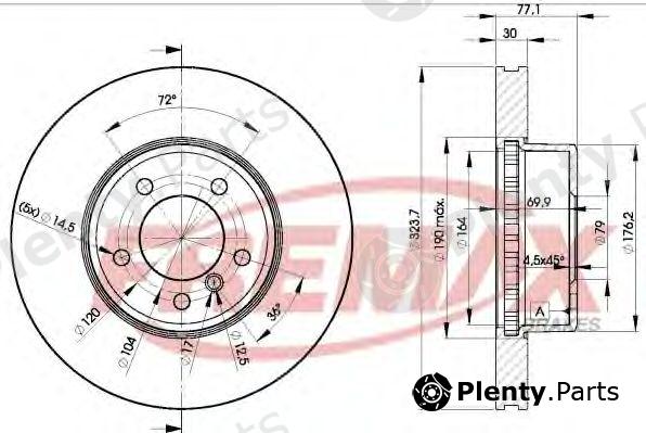  FREMAX part BD-3221 (BD3221) Brake Disc
