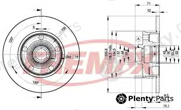  FREMAX part BD-3576 (BD3576) Brake Disc