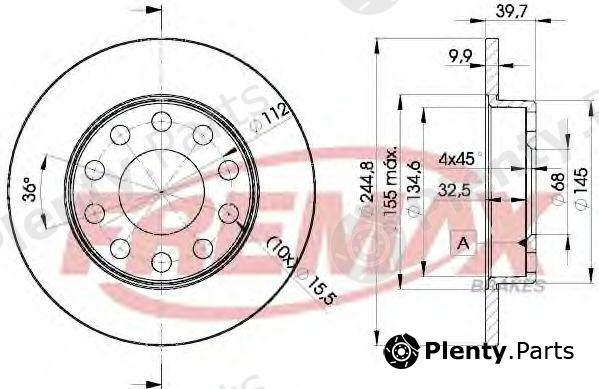  FREMAX part BD-3637 (BD3637) Brake Disc