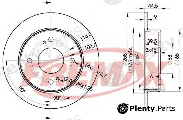  FREMAX part BD-4201 (BD4201) Brake Disc