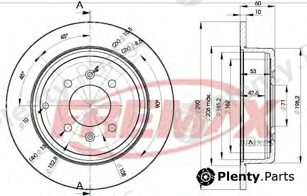  FREMAX part BD-4250 (BD4250) Brake Disc