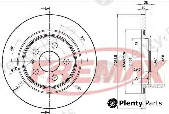  FREMAX part BD-4679 (BD4679) Brake Disc