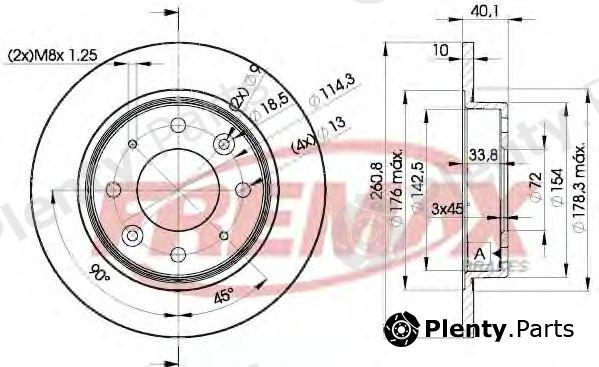  FREMAX part BD-6251 (BD6251) Brake Disc