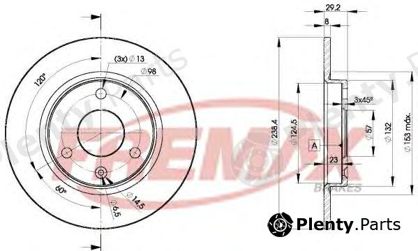  FREMAX part BD-7199 (BD7199) Brake Disc