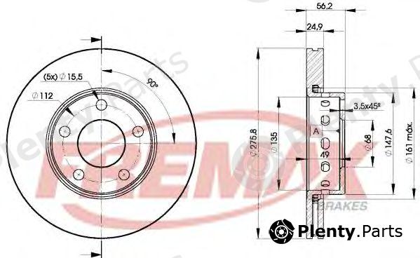  FREMAX part BD-8013 (BD8013) Brake Disc
