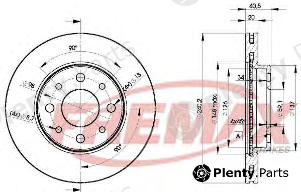  FREMAX part BD-8929 (BD8929) Brake Disc