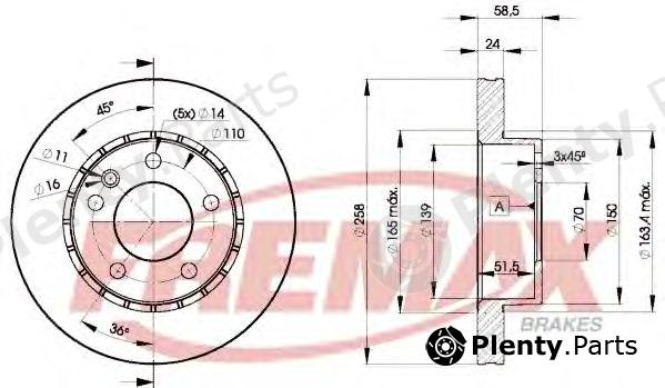  FREMAX part BD-9039 (BD9039) Brake Disc
