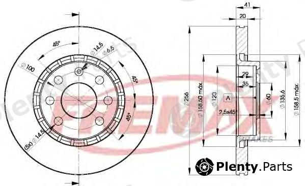  FREMAX part BD-9046 (BD9046) Brake Disc