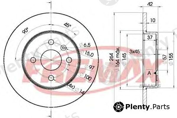  FREMAX part BD-9116 (BD9116) Brake Disc