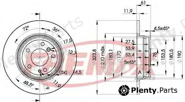  FREMAX part BD-9900 (BD9900) Brake Disc