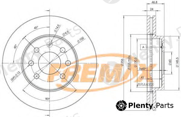  FREMAX part BD-2836 (BD2836) Brake Disc