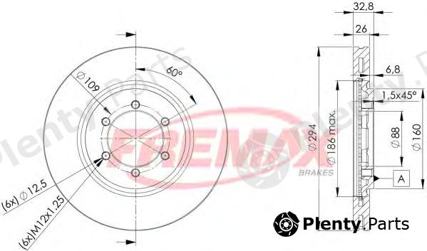  FREMAX part BD-8678 (BD8678) Brake Disc