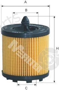  MFILTER part TE615 Oil Filter